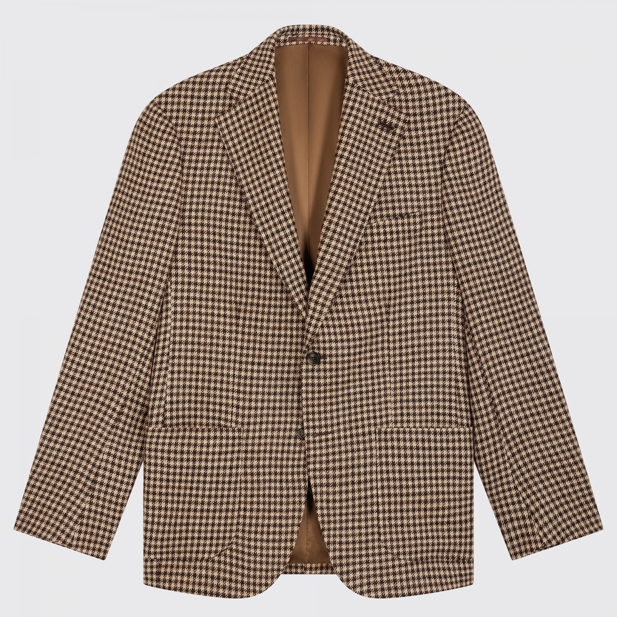 Veste pied de poule marron - Alpaga