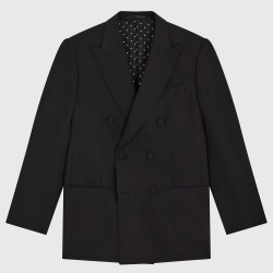 Veste de soirée en shantung