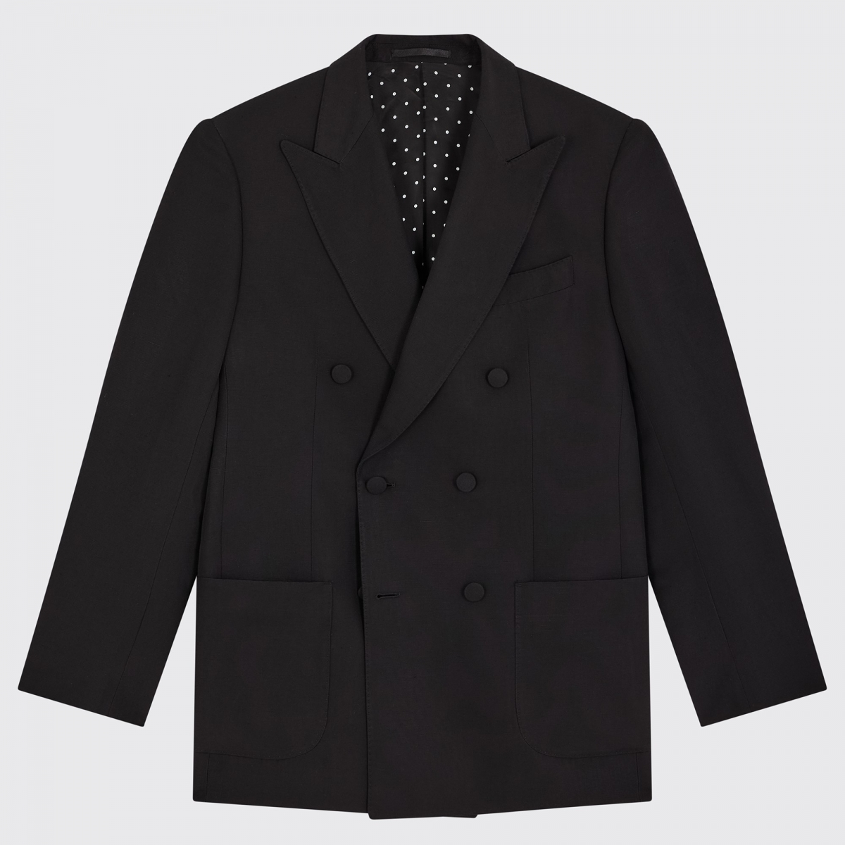 Veste de soirée en shantung