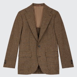 Blazer pieds de poule en Tweed McGee