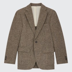 Blazer à chevrons en Tweed Mcgee