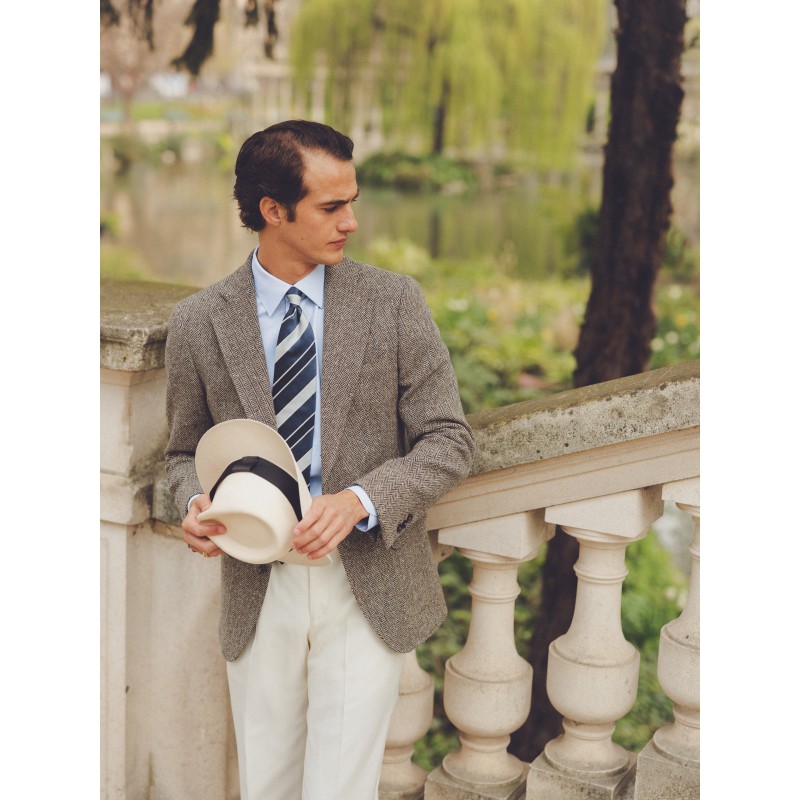 Blazer à chevrons en Tweed Mcgee