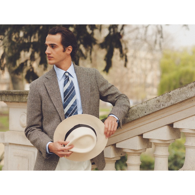 Blazer à chevrons en Tweed Mcgee