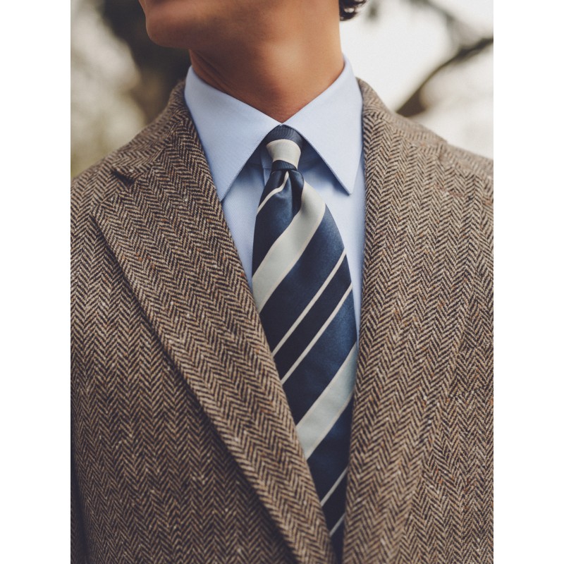 Blazer à chevrons en Tweed Mcgee