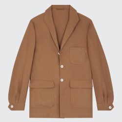 Veste Teba en Lin  Duca Visconti Tabac