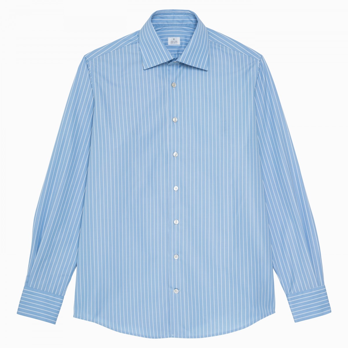 Chemise homme Popeline Rayé Bleu