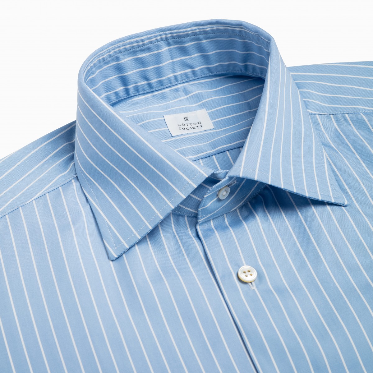 Chemise homme Popeline Rayé Bleu