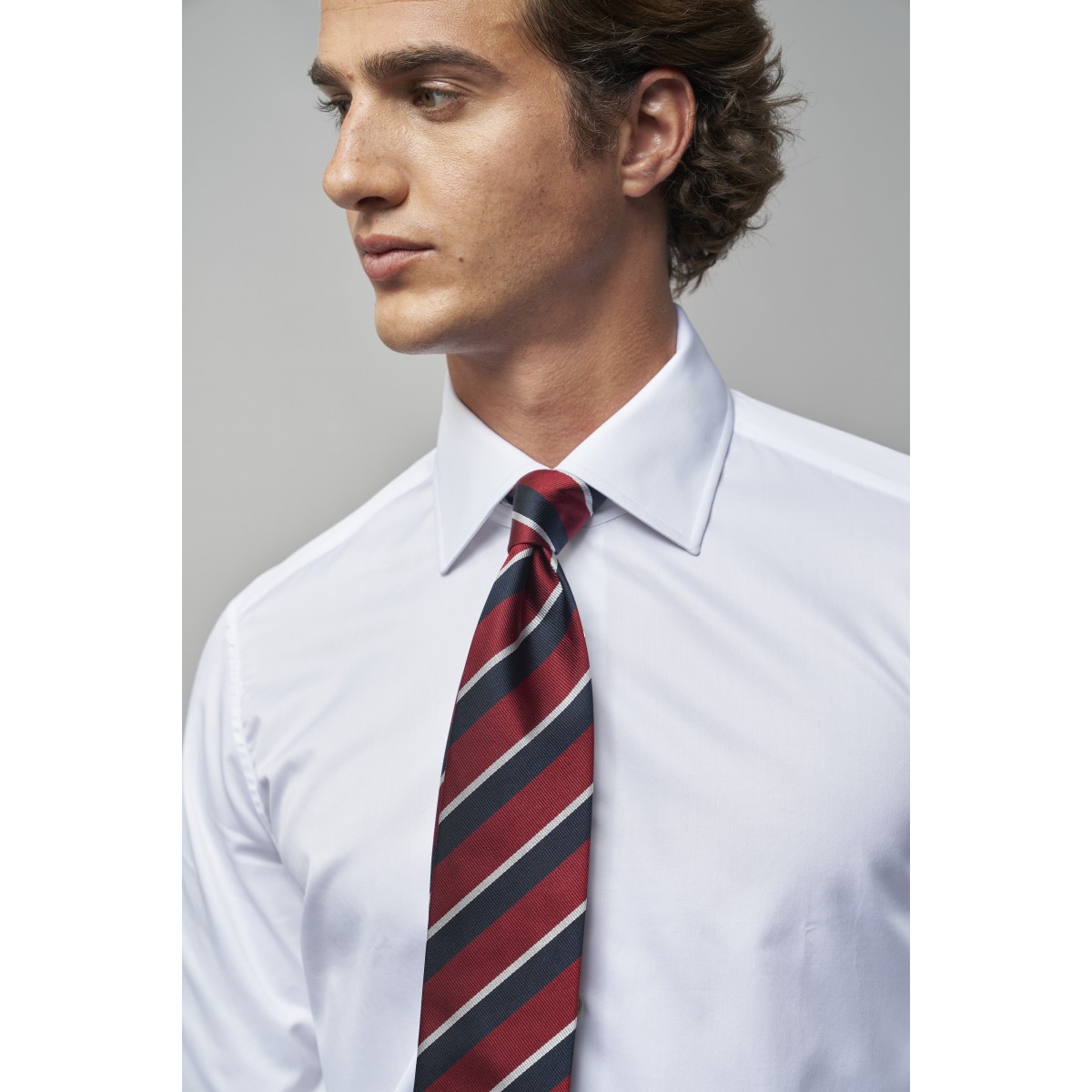 Chemise homme Twill Uni Blanc