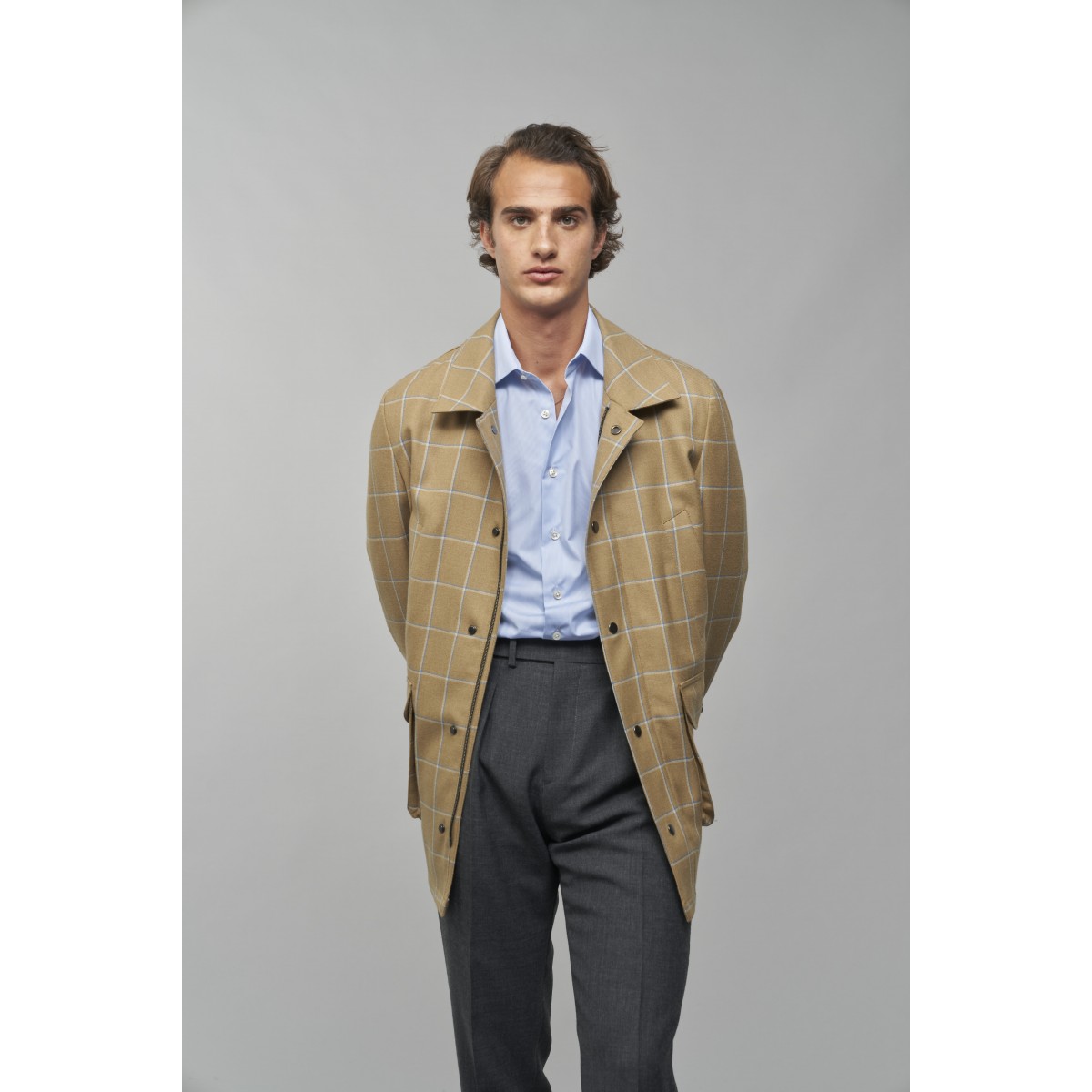 Chemise homme Popeline Rayé Bleu