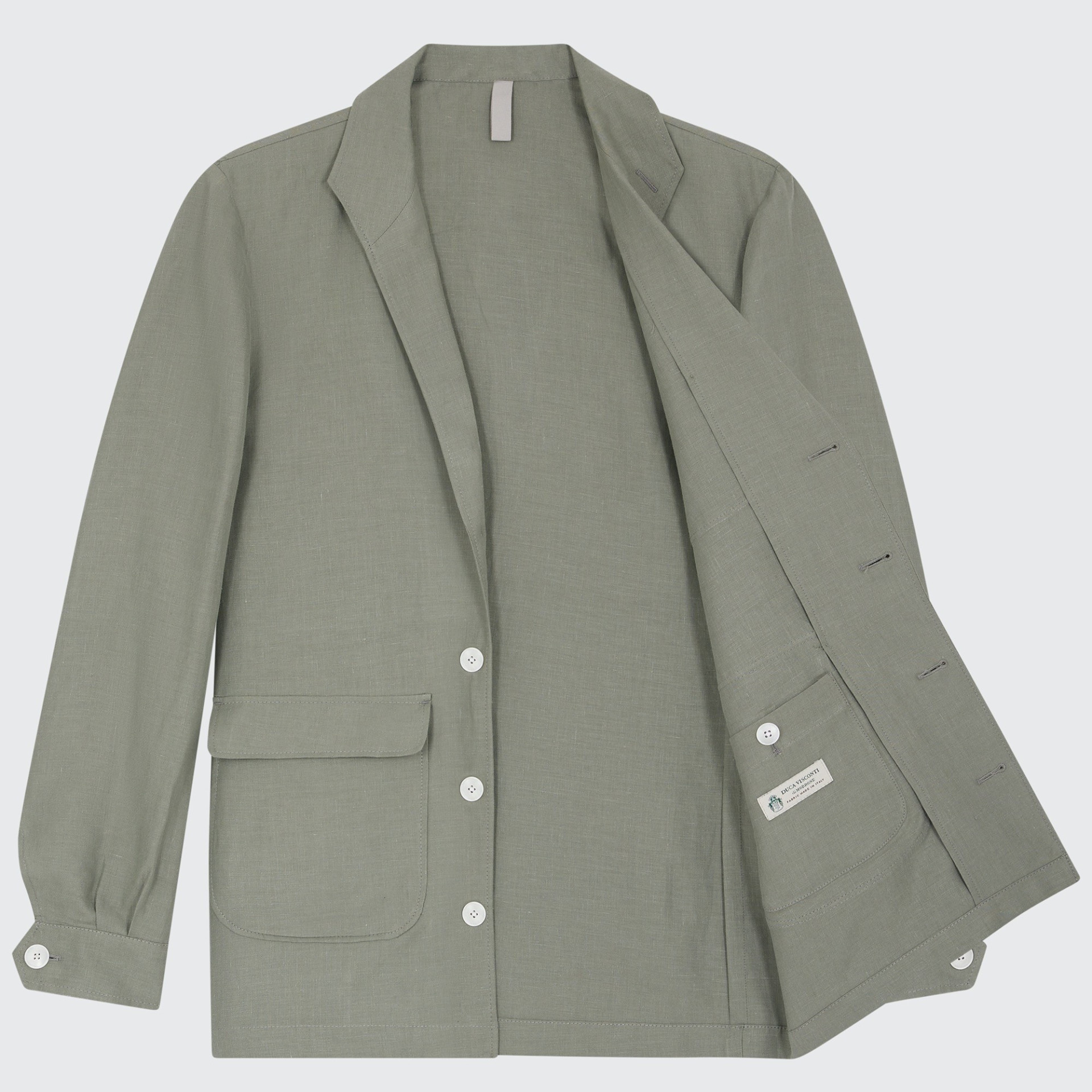 Veste Teba en Lin  Duca Visconti Olive