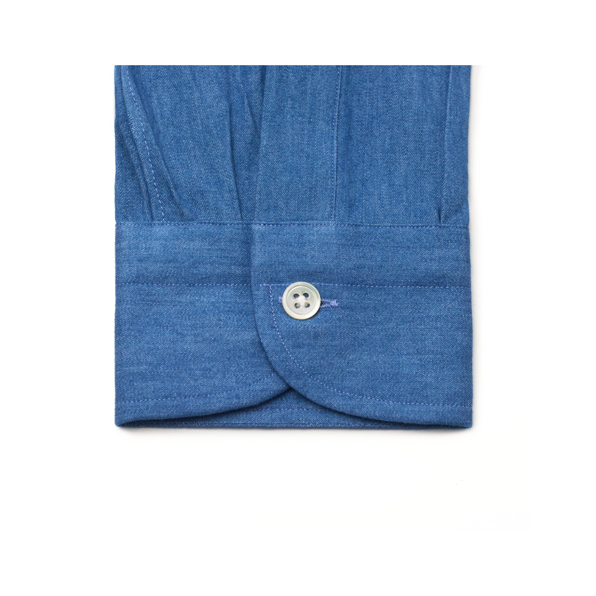 Chemise homme Jean Uni Bleu