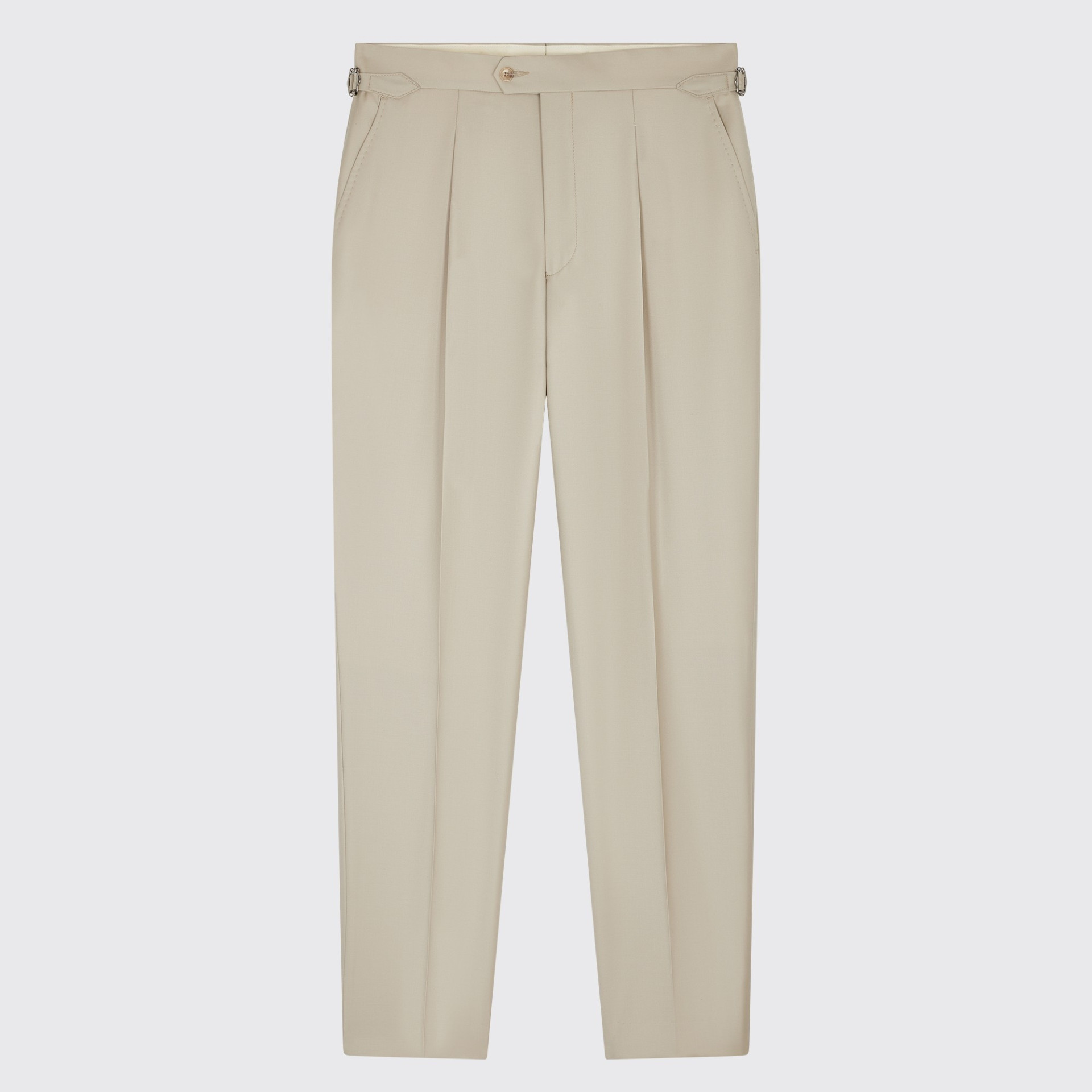 Costume beige "Office" à boutons en corne