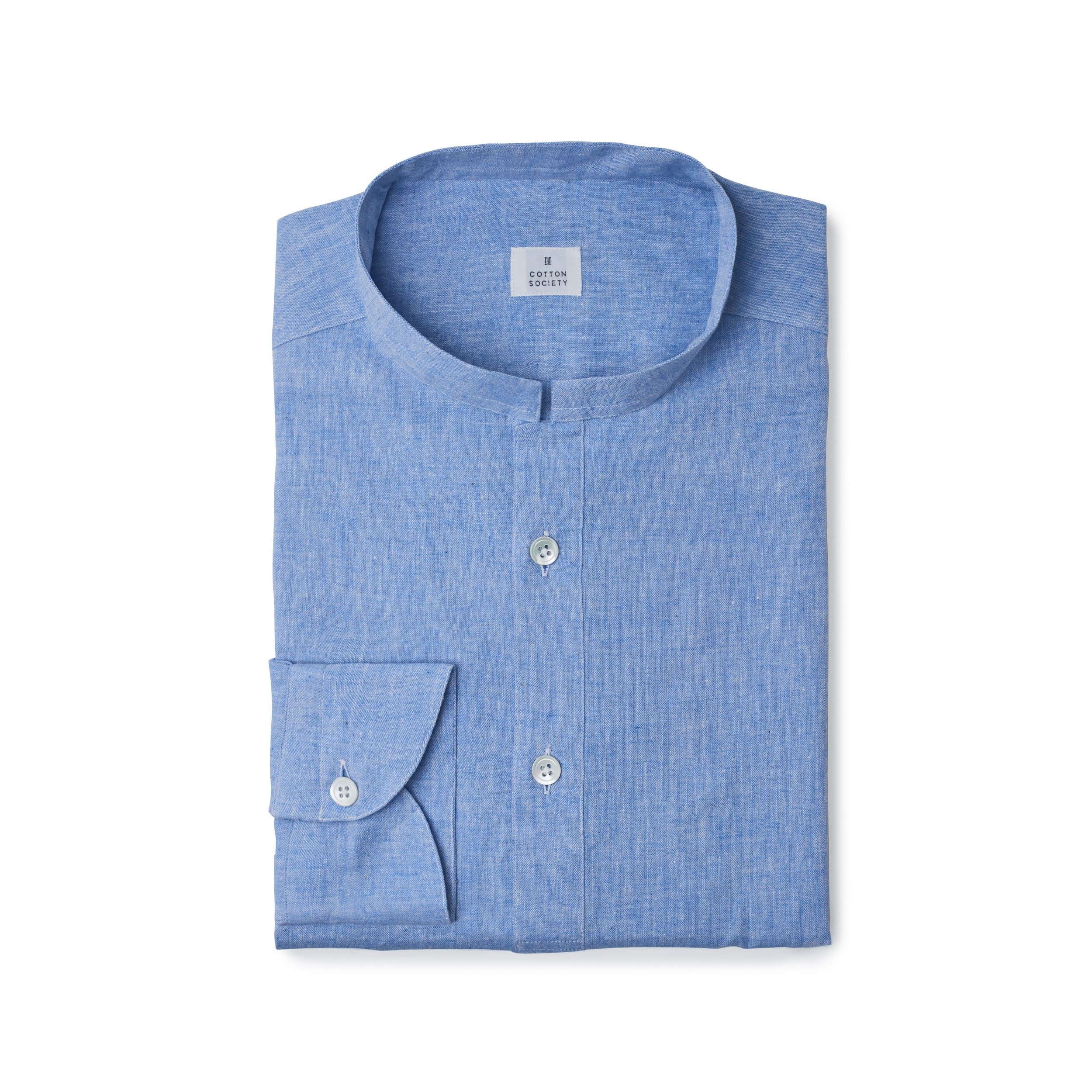 Chemise Homme Loomstate Bio Chambray - Pressions Et Boutons - Taille L - Occasion Très Bon État