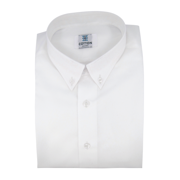Chemise homme Popeline Uni Blanc