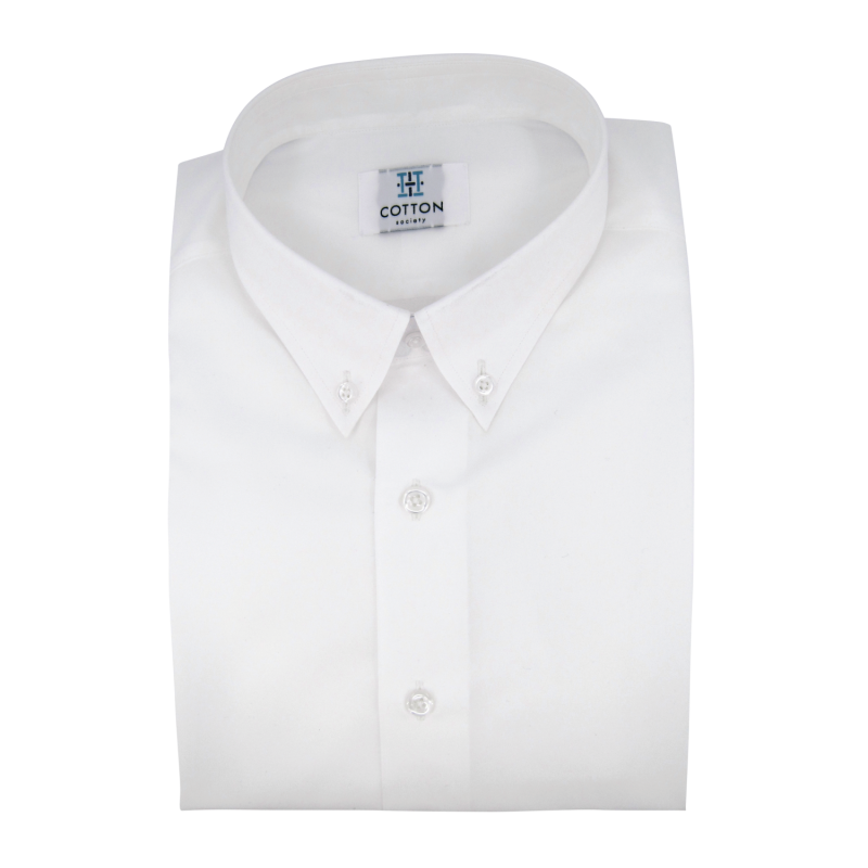 Chemise homme Popeline Uni Blanc