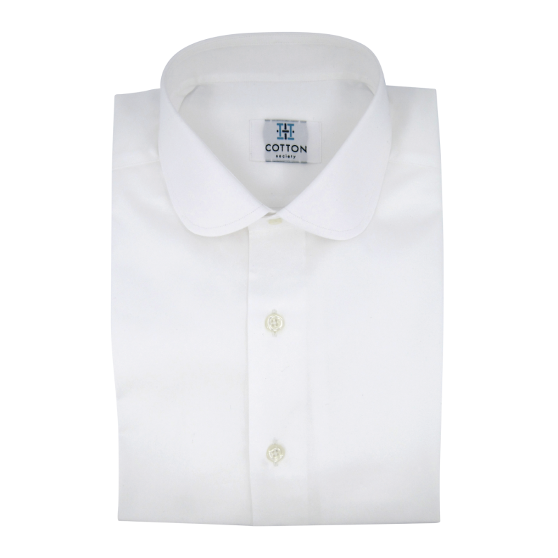 Chemise homme Popeline Uni Blanc
