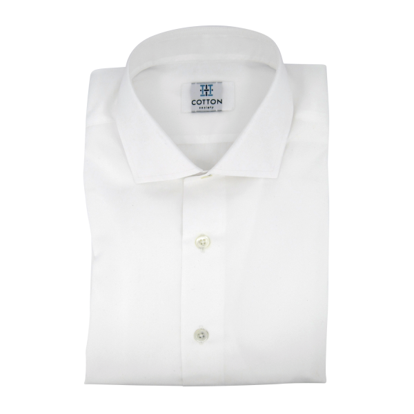 Chemise homme Popeline Uni Blanc