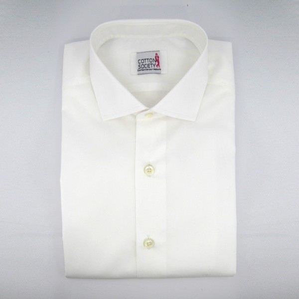 Chemise homme Popeline Uni Blanc