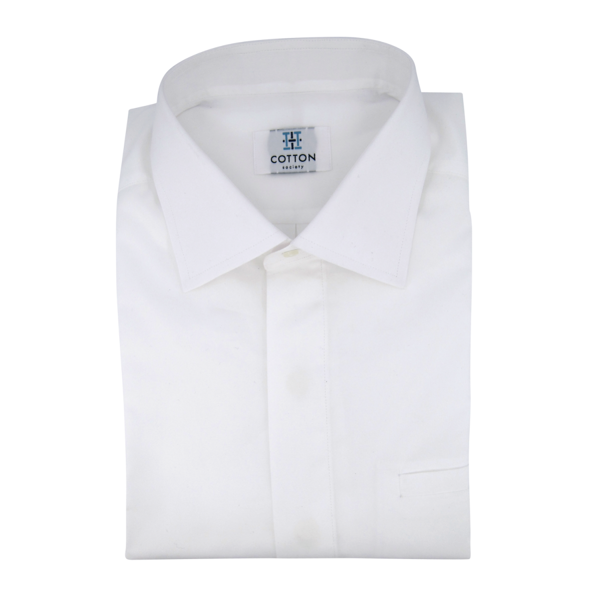 Chemise homme Popeline Uni Blanc
