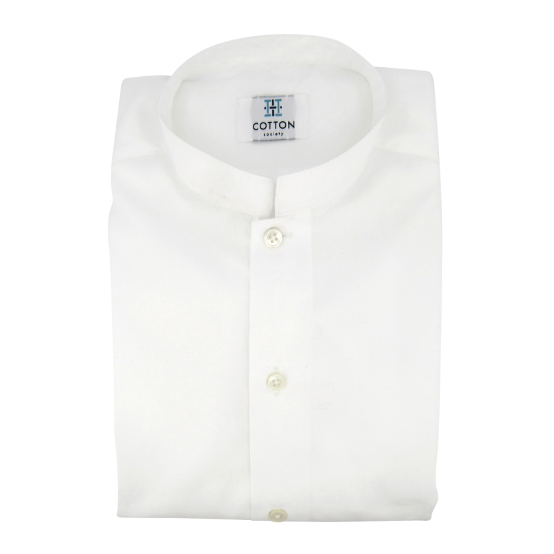 Chemise homme Popeline Uni Blanc