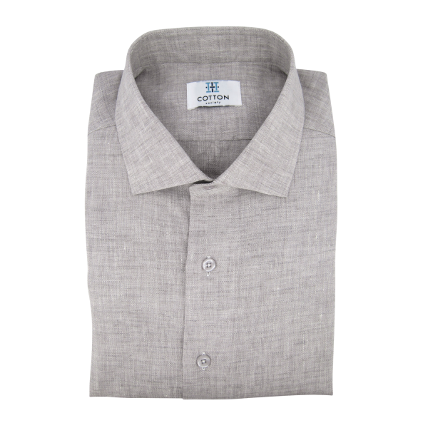 Chemise homme Chambray Uni Gris