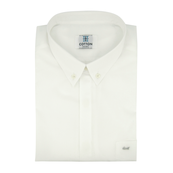 Chemise homme Popeline Uni Blanc
