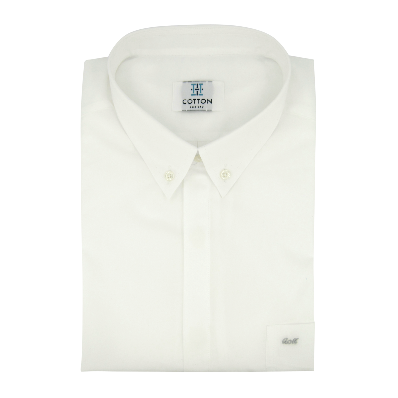 Chemise homme Popeline Uni Blanc
