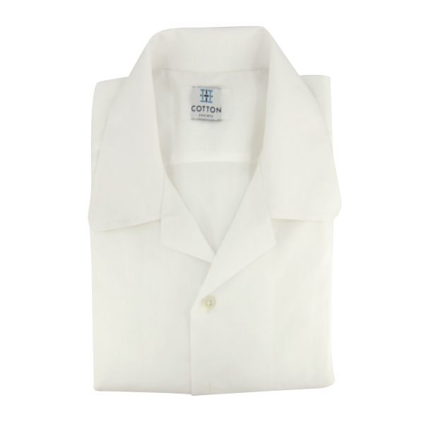 Chemise homme Popeline Uni Blanc