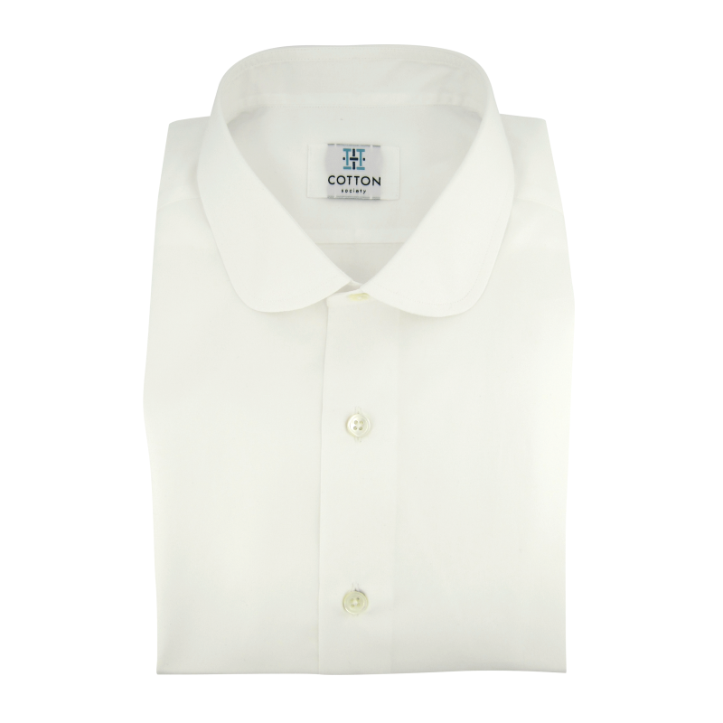 Chemise homme Popeline Uni Blanc