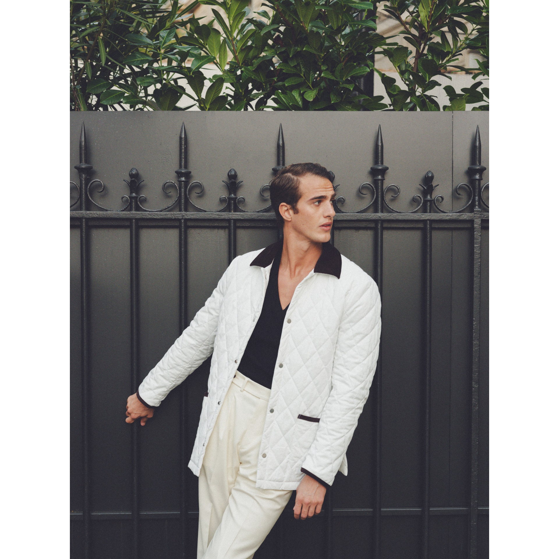 Manteau Matelassé Blanc