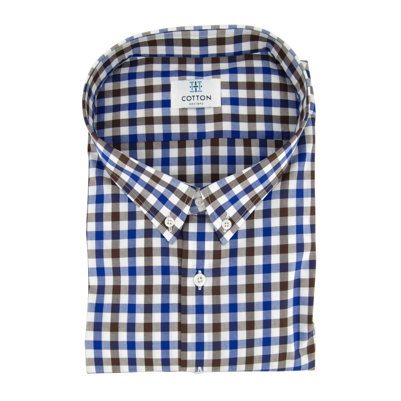 Chemise homme Popeline Rayé Bleu