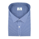 Chemise homme Popeline Carreaux Bleu