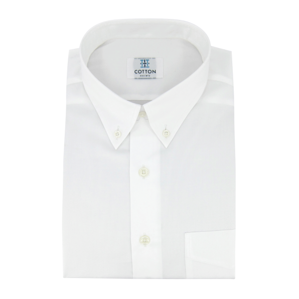 Chemise homme Twill Uni Blanc