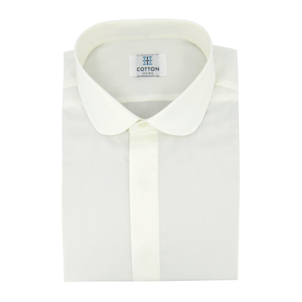 Chemise homme Popeline Uni Blanc et Cassé