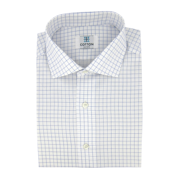 Chemise homme Popeline Uni Bleu