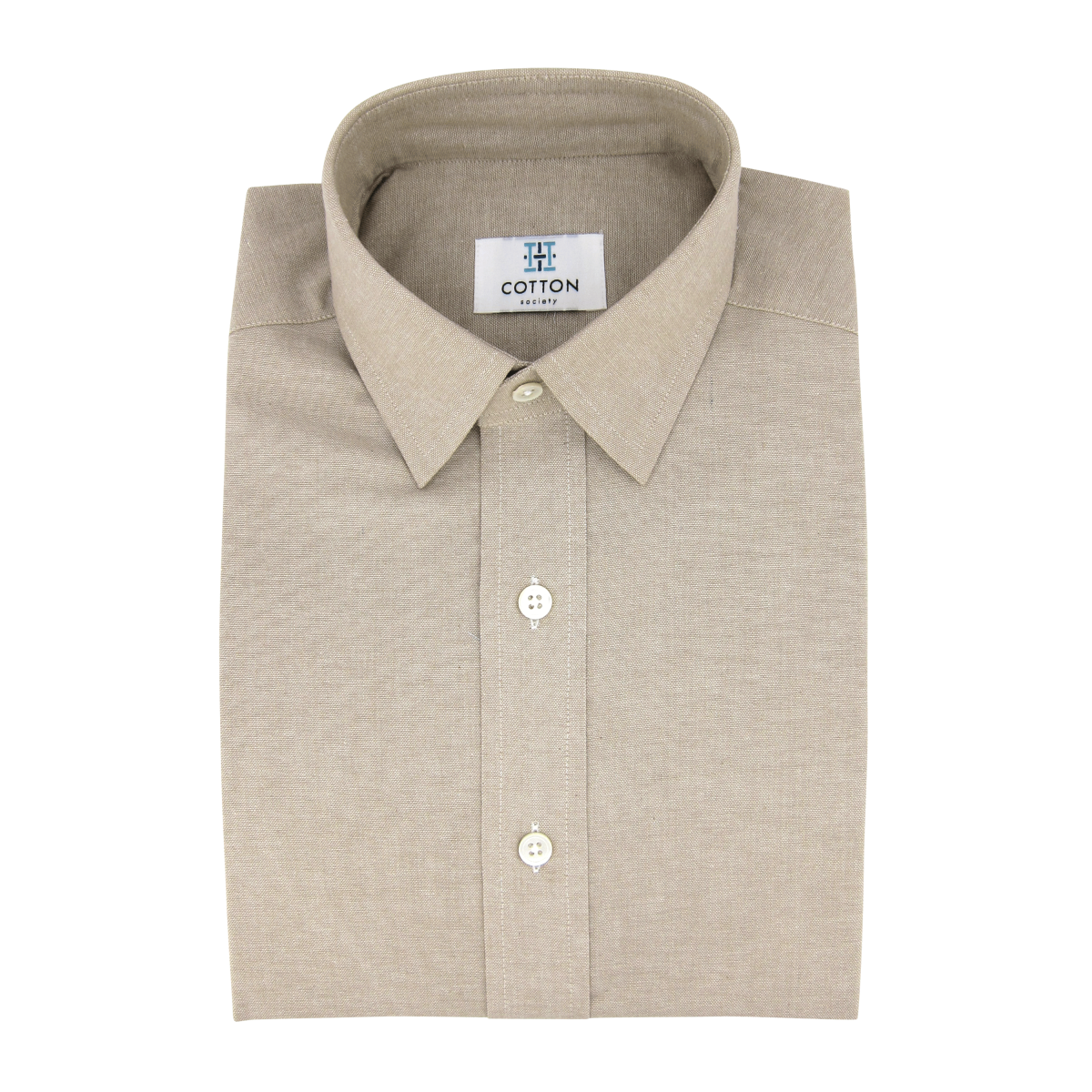 Chemise homme Chambray Uni Beige