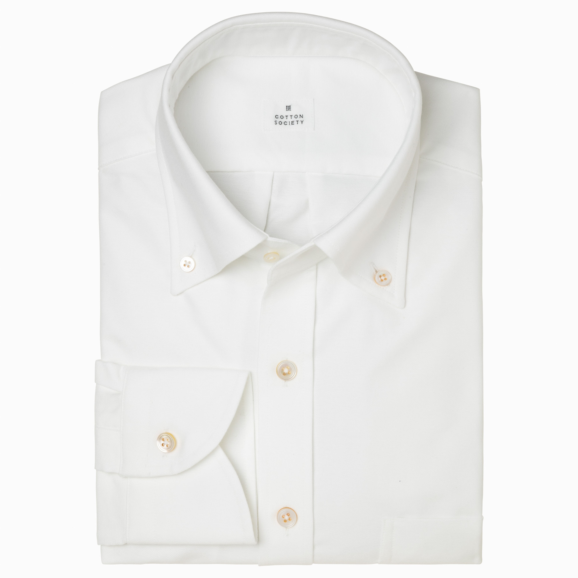 Chemise Oxford Uni Blanc