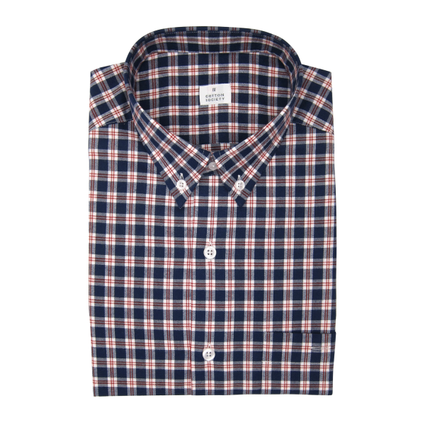 Chemise homme Tartan Carreaux Rouge