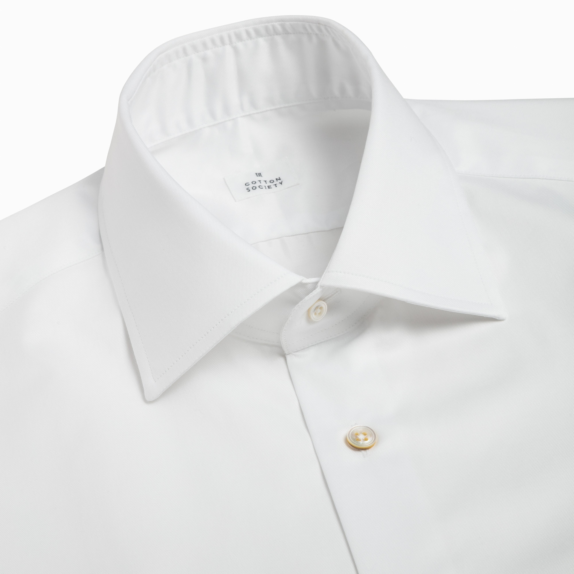 Chemise Twill Uni Blanc