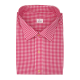 Chemise homme Popeline Carreaux Rose