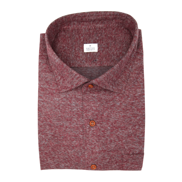 Chemise homme Jean Uni Rouge