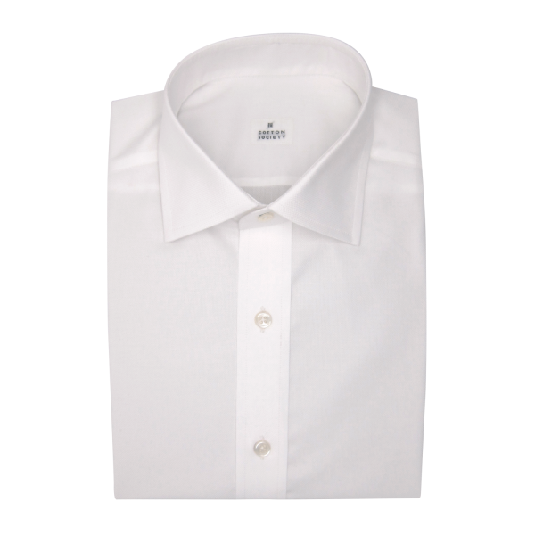 Chemise homme Oxford Uni Blanc
