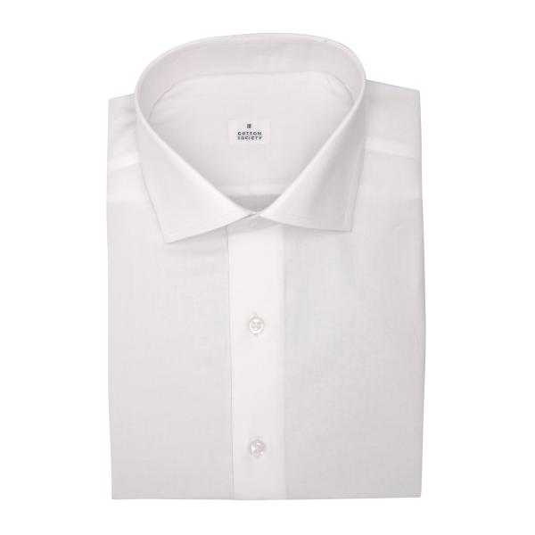 Chemise homme Popeline Uni Blanc