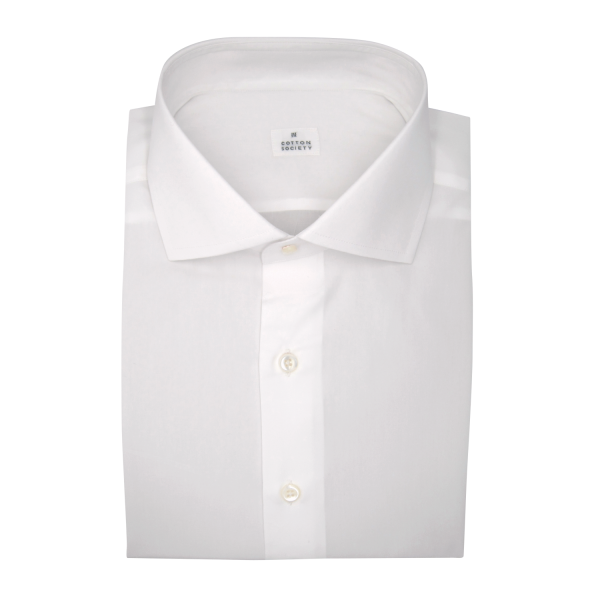 Chemise homme Pin-point Uni Blanc