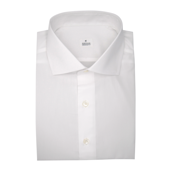 Chemise homme Twill Uni Blanc
