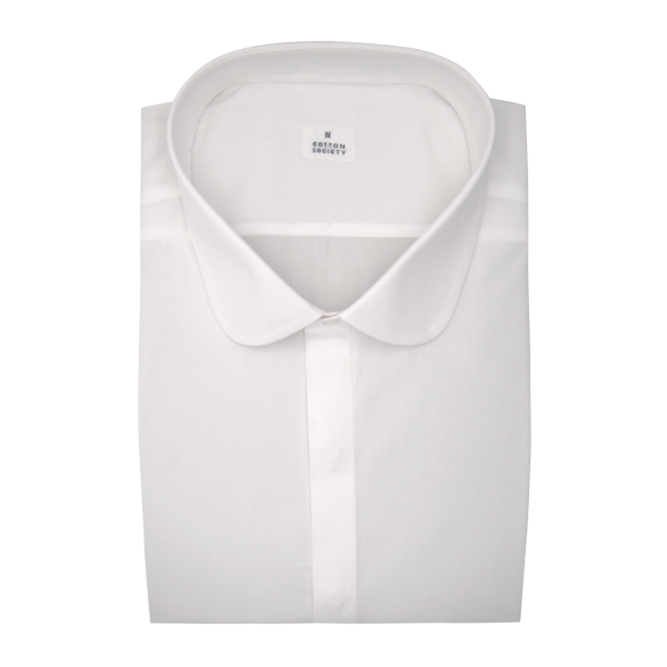 Chemise homme Popeline Uni Blanc