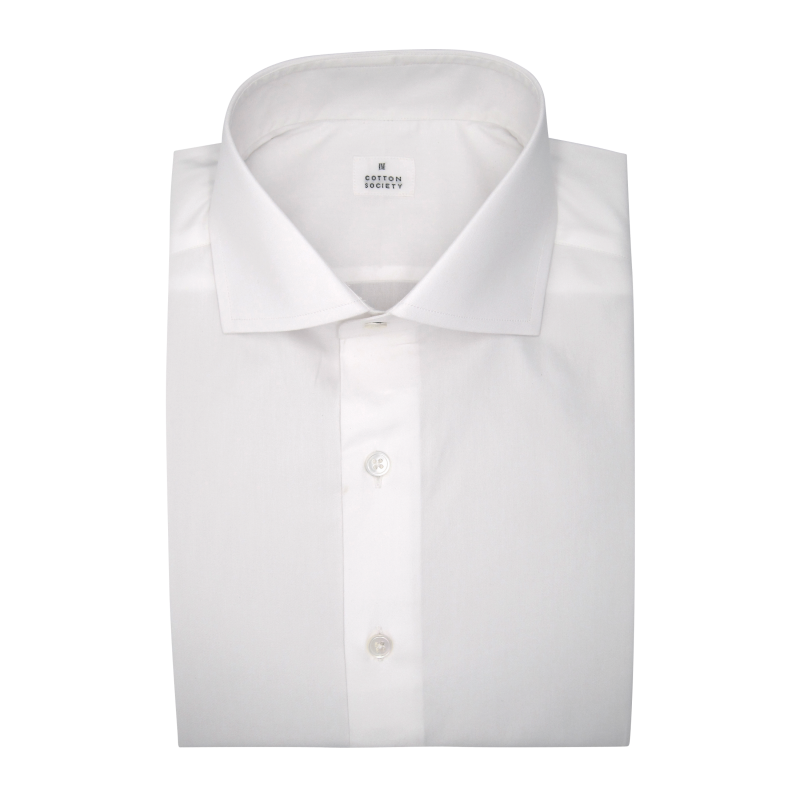 Chemise homme Pin-point Uni Blanc