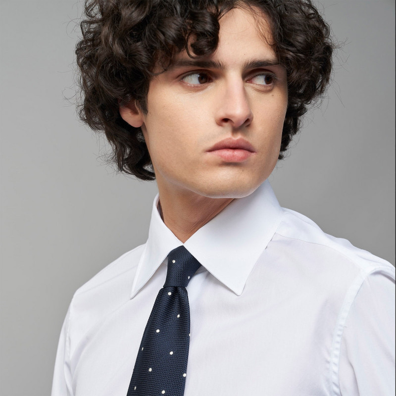 Chemise Popeline Unie Blanche