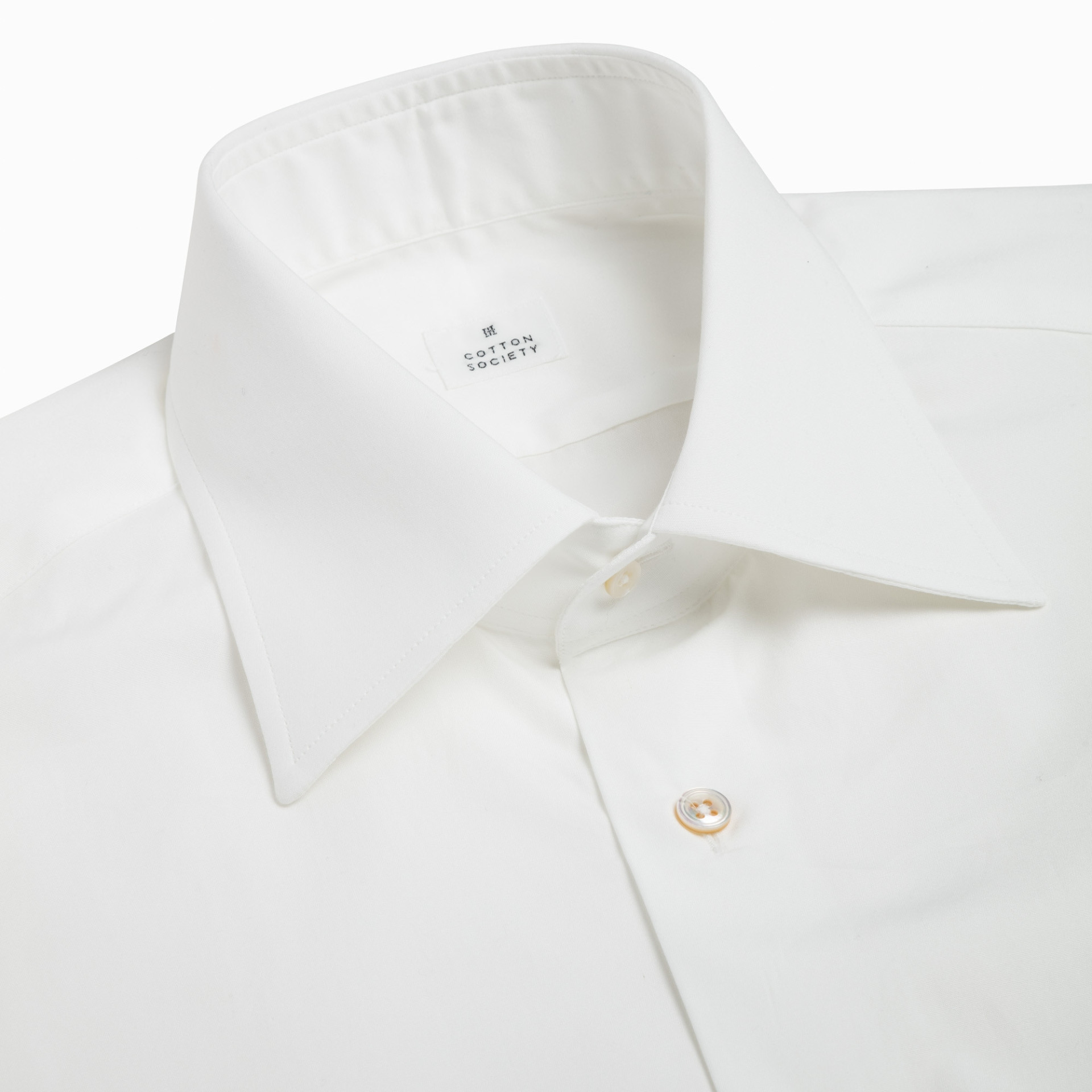 Chemise Popeline Unie Blanche