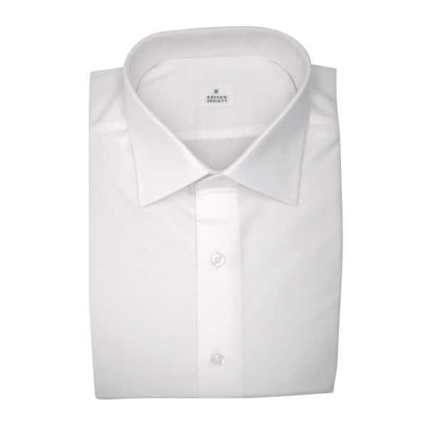Chemise homme Oxford Uni Blanc